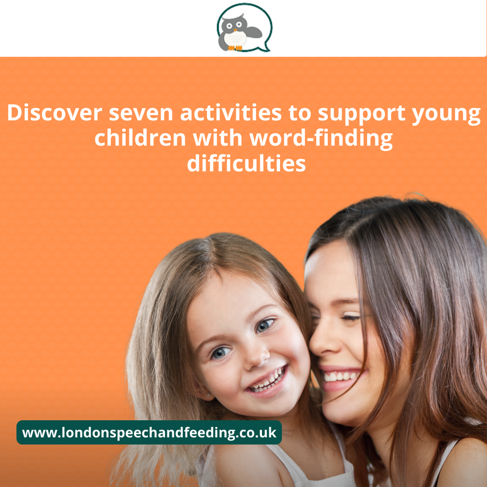 Discover seven activities to support young children with word-finding difficulties