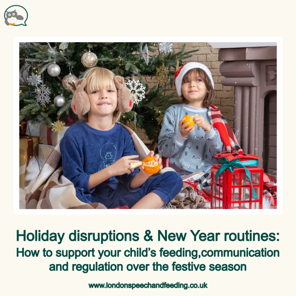 Holiday disruptions & New Year routines