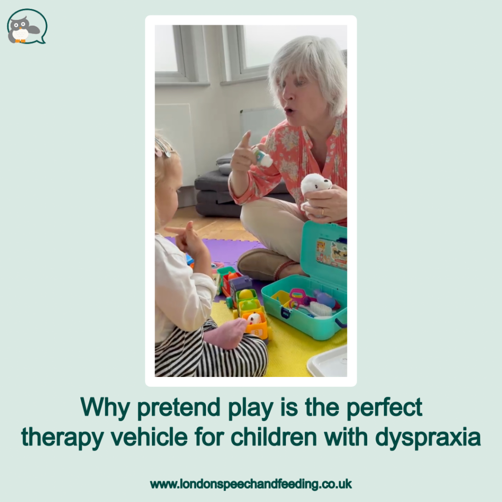 Why pretend play is the perfect therapy vehicle for children with dyspraxia